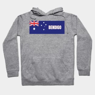 Bendigo City in Australian Flag Hoodie